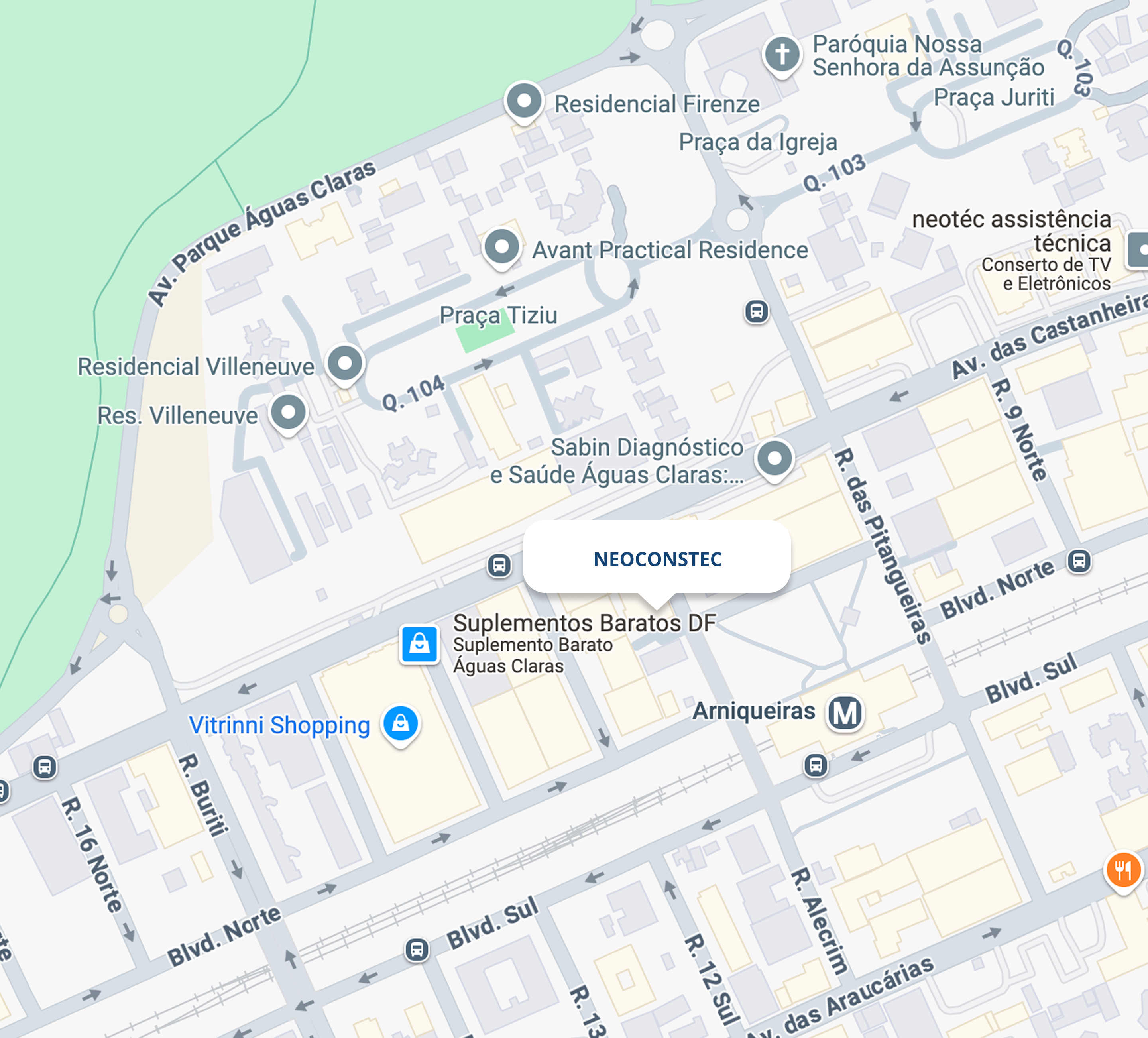 Mapa de localização